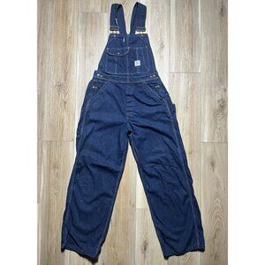 Vintage Red Camel Dark Denim Carpenter Overalls - Men Size XS